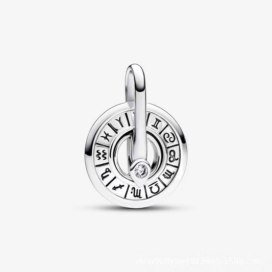 Charm Colgante ME Medallón Rueda Zodiacal