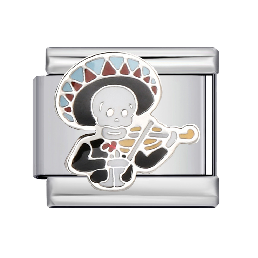 Charm Para Brazalete Italiano Mariachi Guitarra