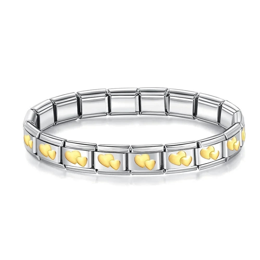 Brazalete Italiano Corazones