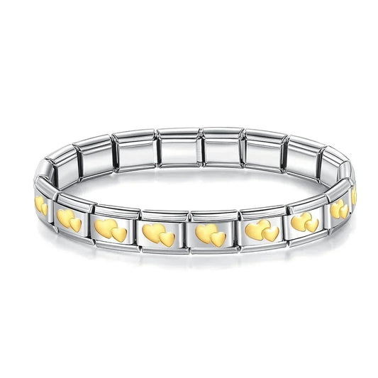 Brazalete Italiano Corazones