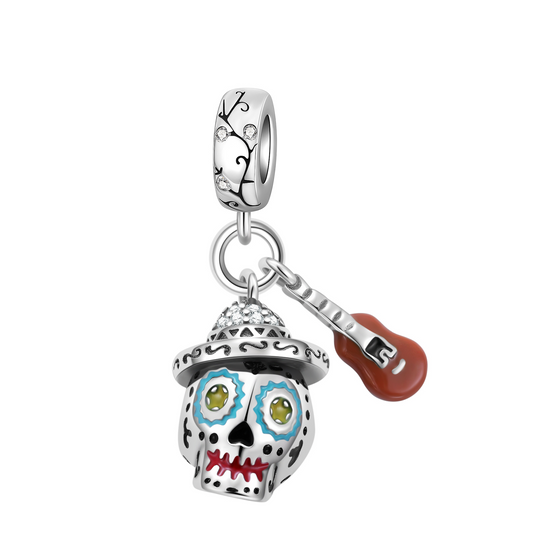 Charm Colgante Doble Dia De Muertos