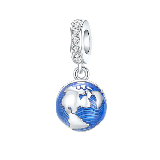 Charm Colgante De Planeta Tierra