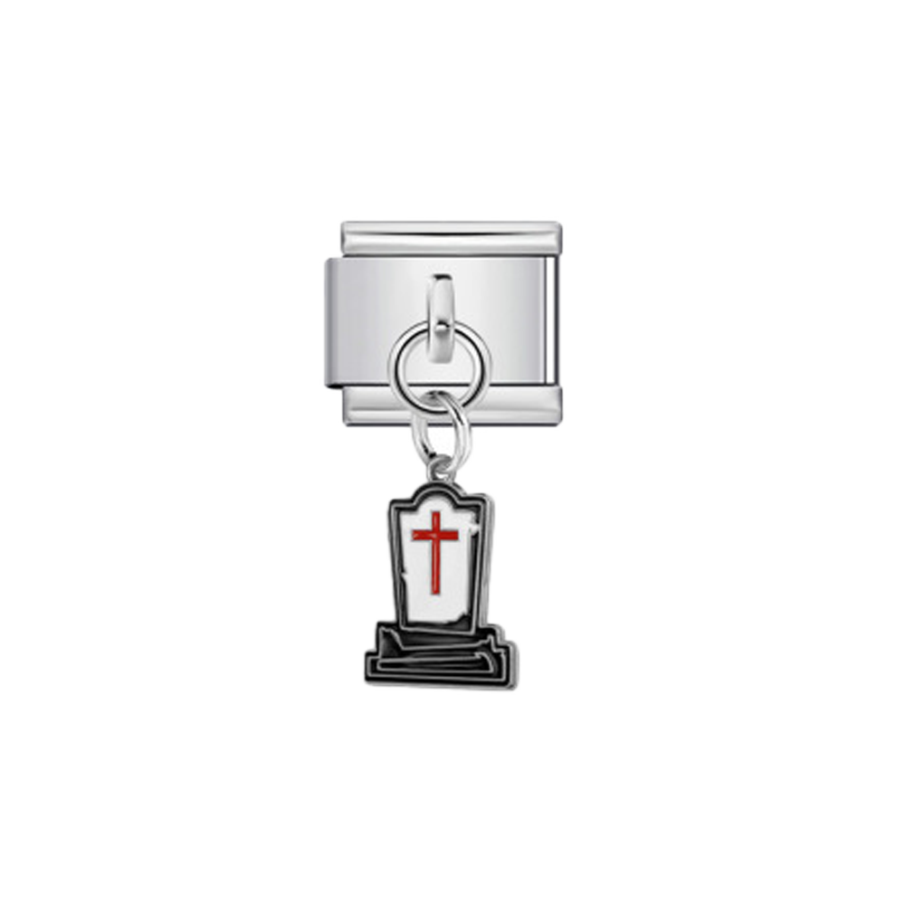 Charm Para Brazalete Italiano Ataúd Colgante