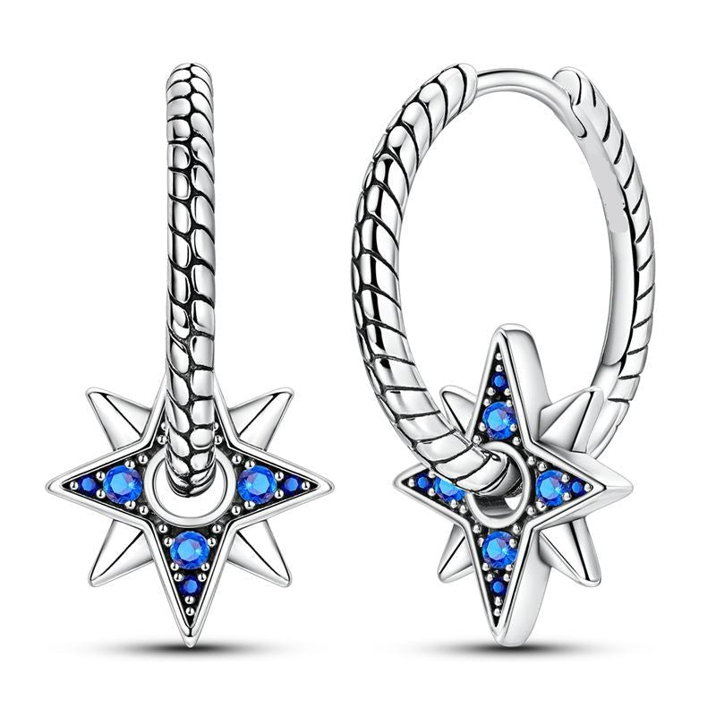 Pendientes De Aro Blue Nova