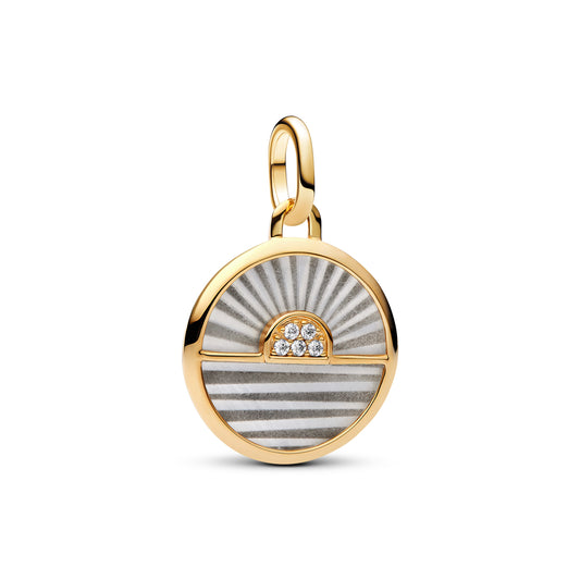 Charm Colgante Medallón Poder Luz Del Sol