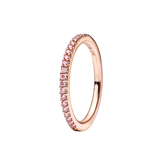 Anillo Pavé Magenta