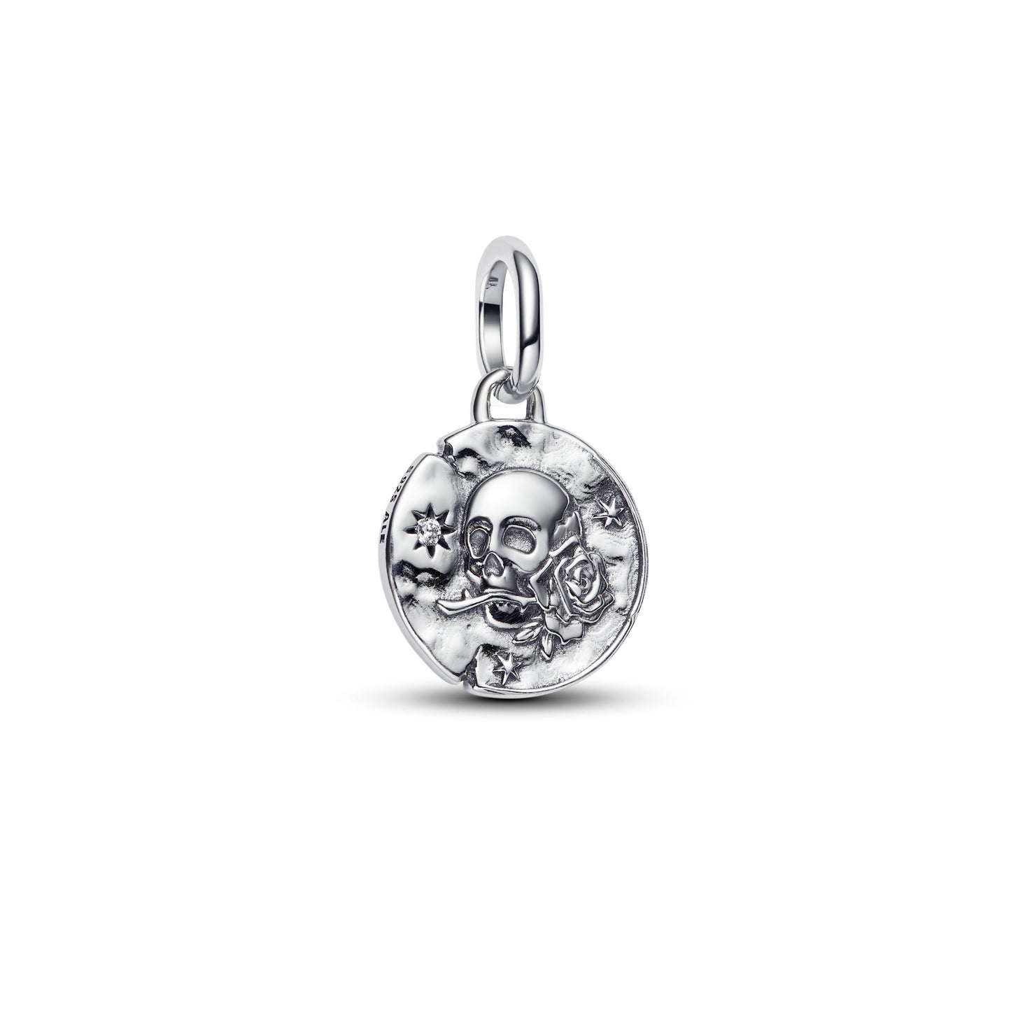 Charm Colgante Medallón Calavera