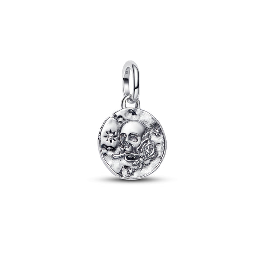 Charm Colgante Medallón Calavera