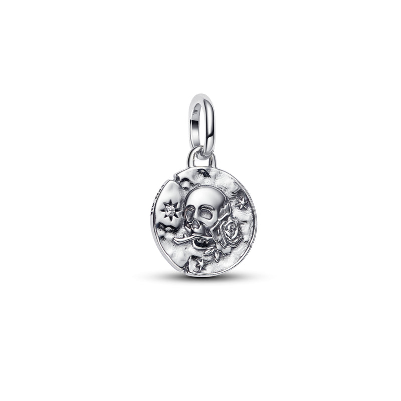 Charm Colgante Medallón Calavera