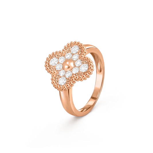 Anillo Alhambra Oro Rosa, Diamante