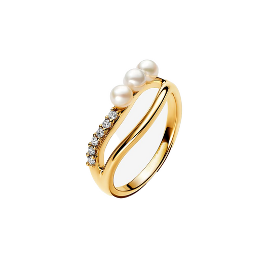 Anillo Triple Perla