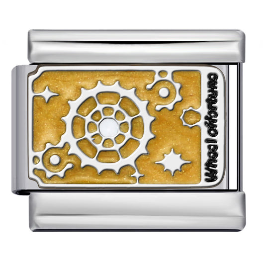 Charm Para Brazalete Italiano Rueda De La Fortuna