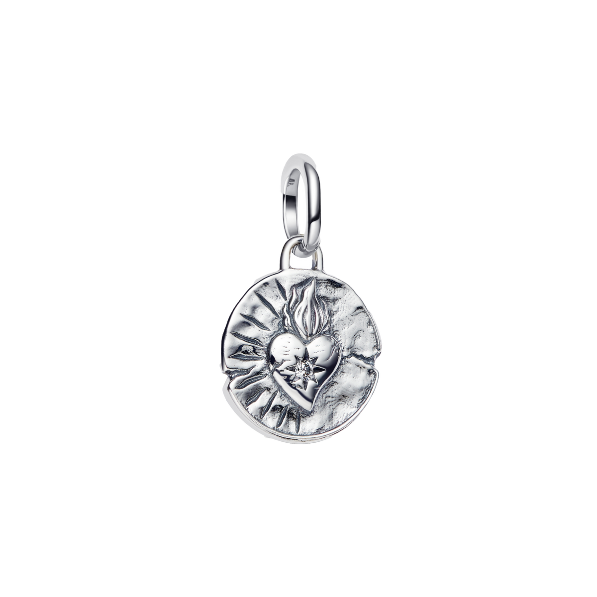 Charm Colgante Medallón Sagrado Corazón