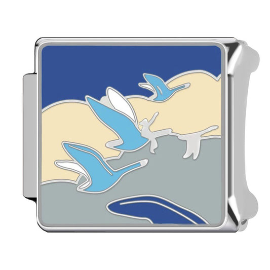 Charm Para Brazalete Italiano Gaviotas