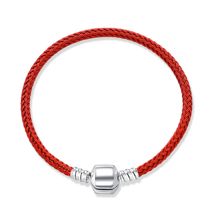 Brazalete De Acero Con Broche De Barril
