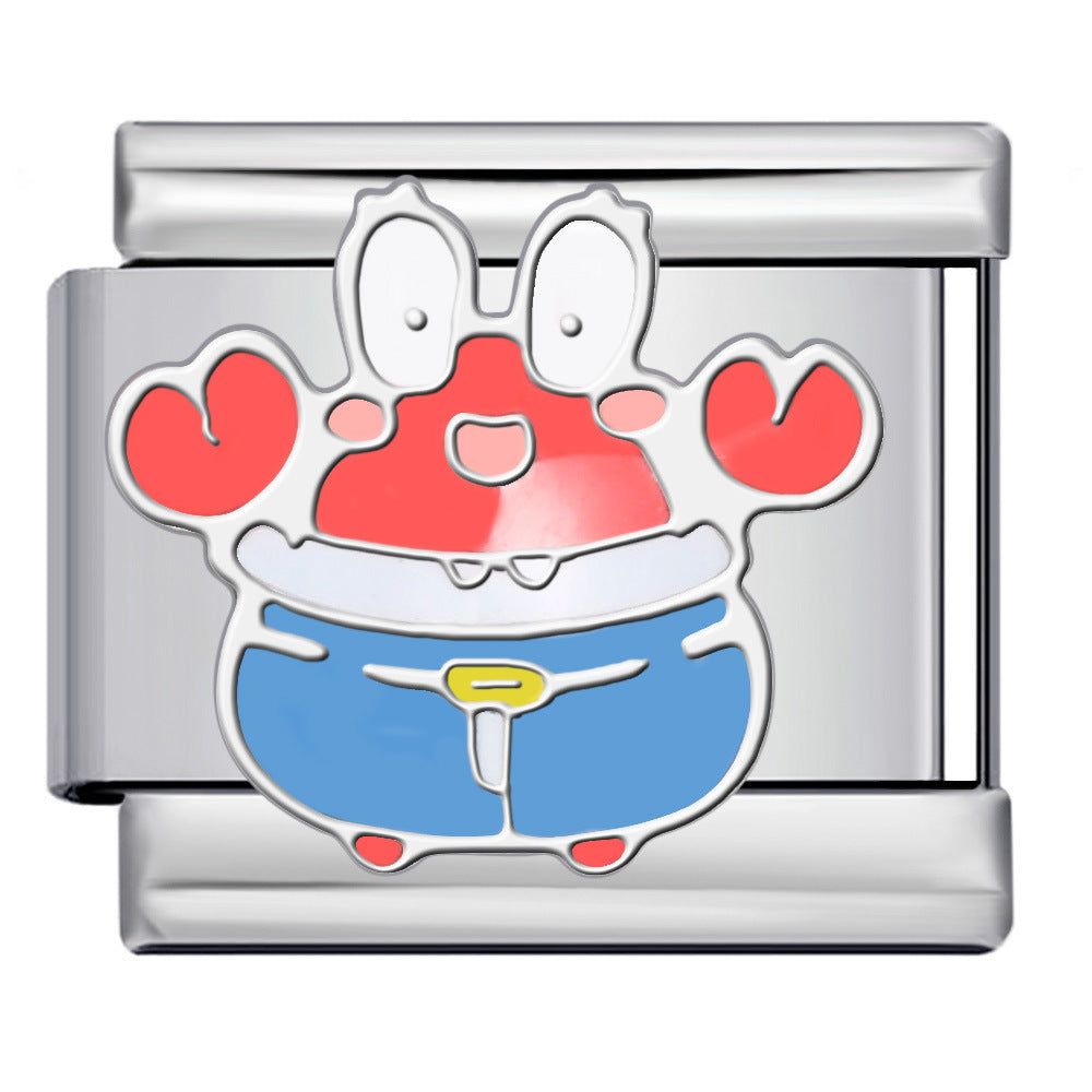 Charm Para Brazalete Italiano Don Cangrejo De Bob Esponja®