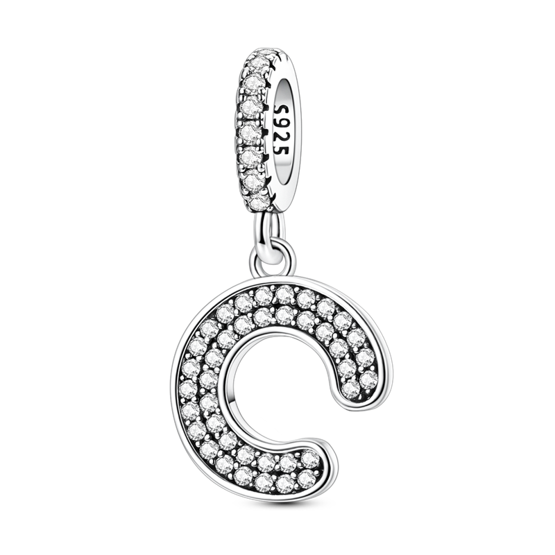 Charm Colgante Con Letra Del Alfabeto A-Z
