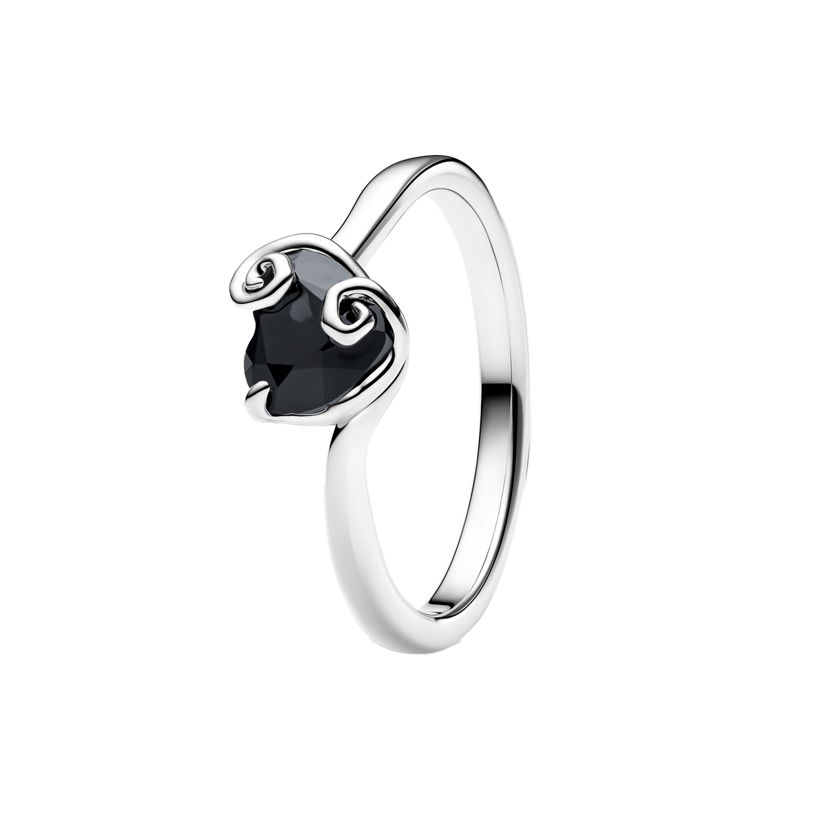 Anillo Corazón Con Espirales