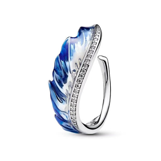 Anillo Ola Azul