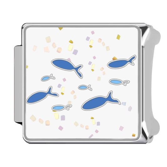 Charm Para Brazalete Italiano Peces