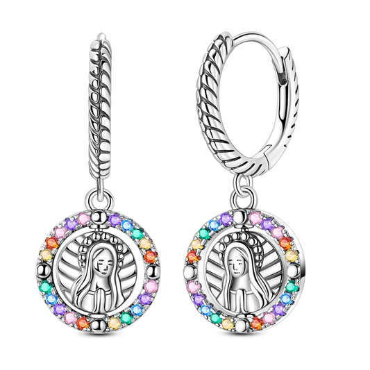 Pendientes De Aro Virgen De Luz
