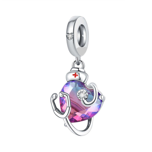 Charm Colgante Corazón de Enfermera