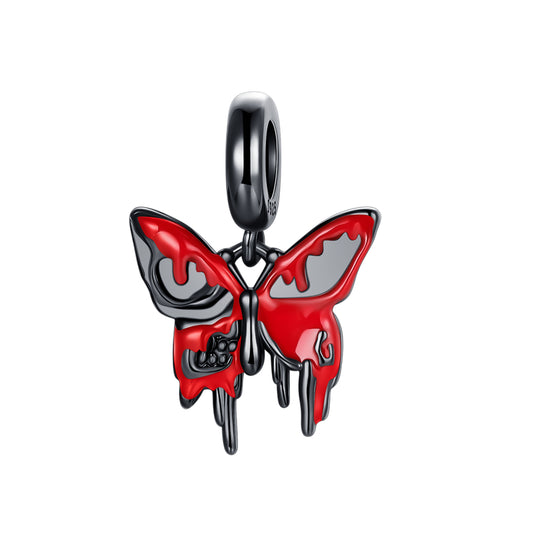 Charm Colgante Mariposa Oscura Sangrienta