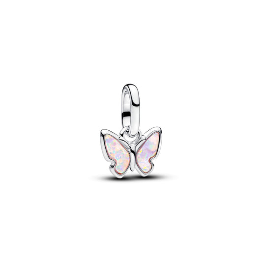 Charm Colgante Mariposa Rosa