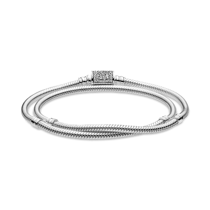 Brazalete Doble Vuelta Con Broche De Barril
