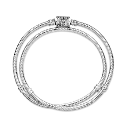 Brazalete Doble Vuelta Con Broche De Barril