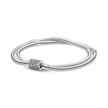 Brazalete Doble Vuelta Con Broche De Barril