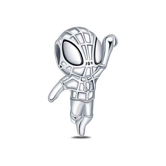 Charm Spiderman Plata / Rojo De Marvel®