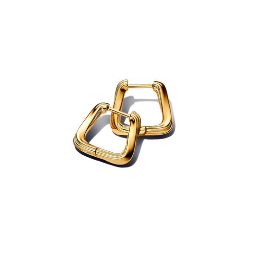 Pendientes De Aro Golden Squared