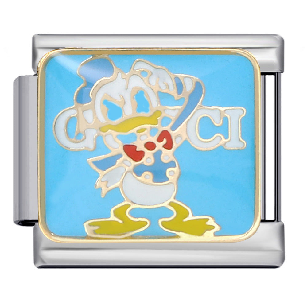 Charm Para Brazalete Italiano De Pato Donald Determinado De Disney®