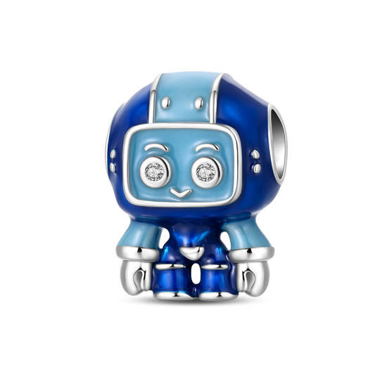 Charm Pequeño Robot Azul