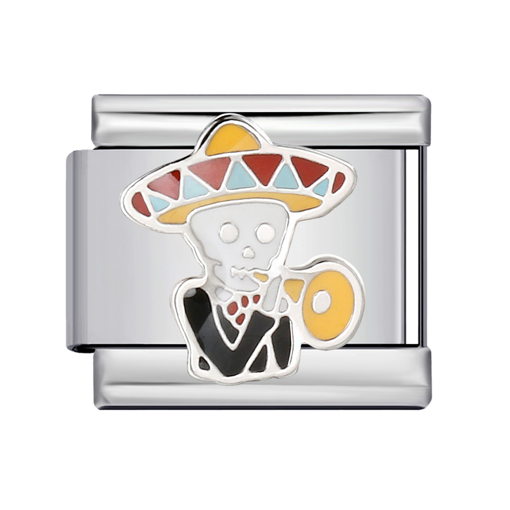 Charm Para Brazalete Italiano Mariachi Trompeta