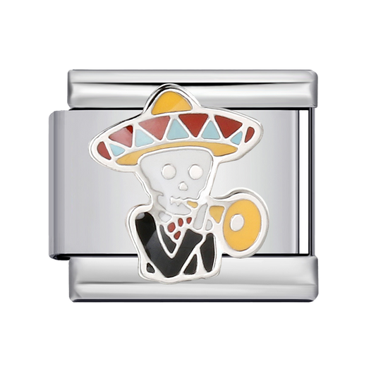 Charm Para Brazalete Italiano Mariachi Trompeta