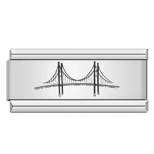 Charm Largo Para Brazalete Italiano Puente De San Francisco