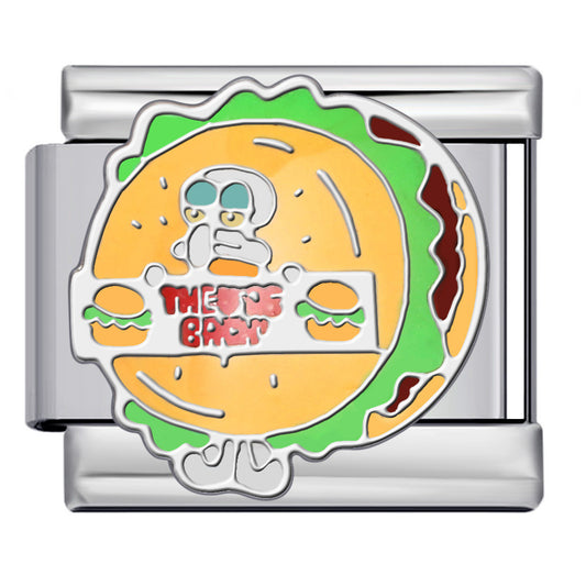 Charm Para Brazalete Italiano Cangreburger De Bob Esponja®