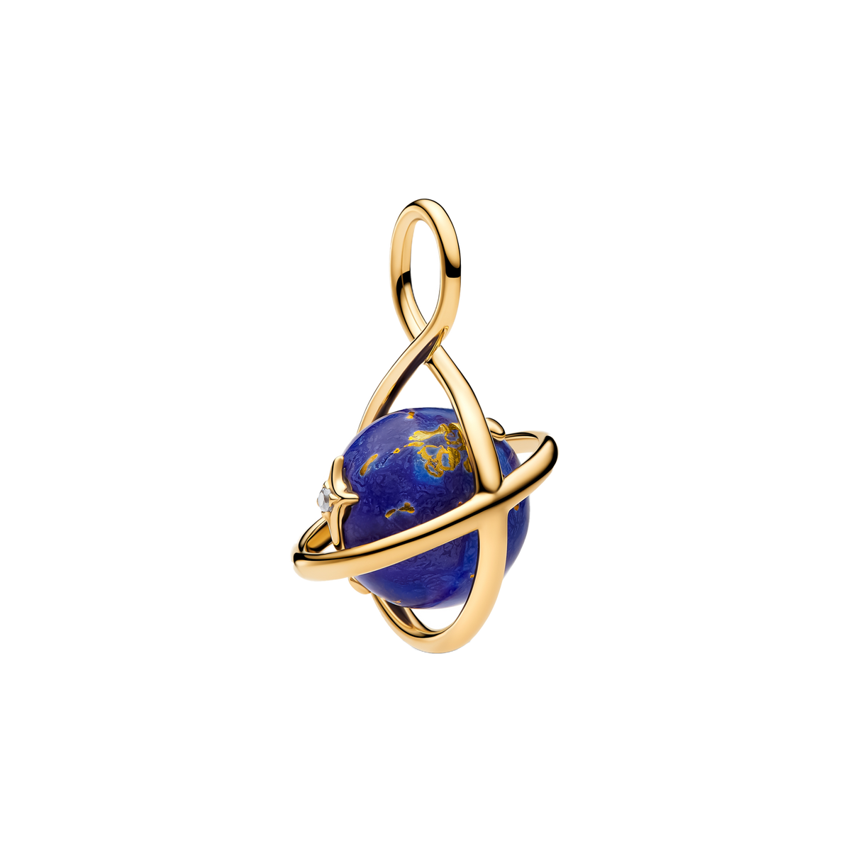 Charm Colgante Planeta Azul Infinito