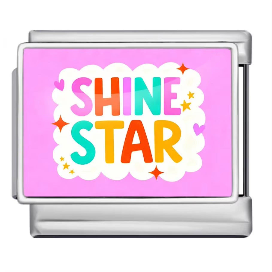 Charm Para Brazalete Italiano Shine Star