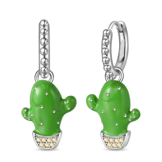 Pendientes De Aro De Cactus