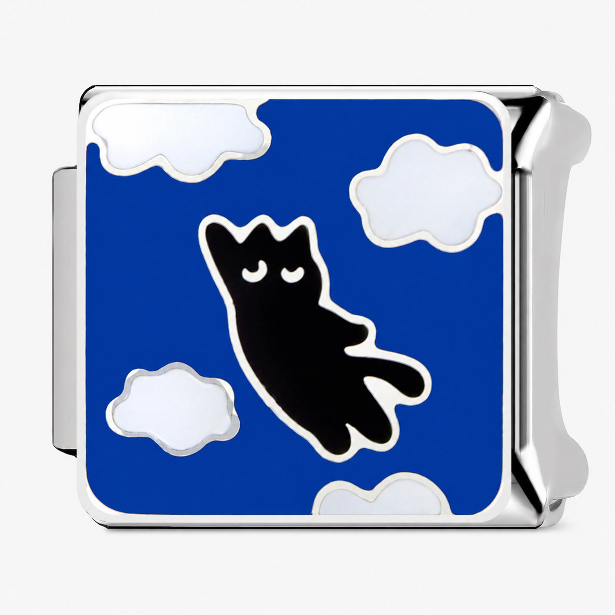 Charm Para Brazalete Italiano Gato Volador