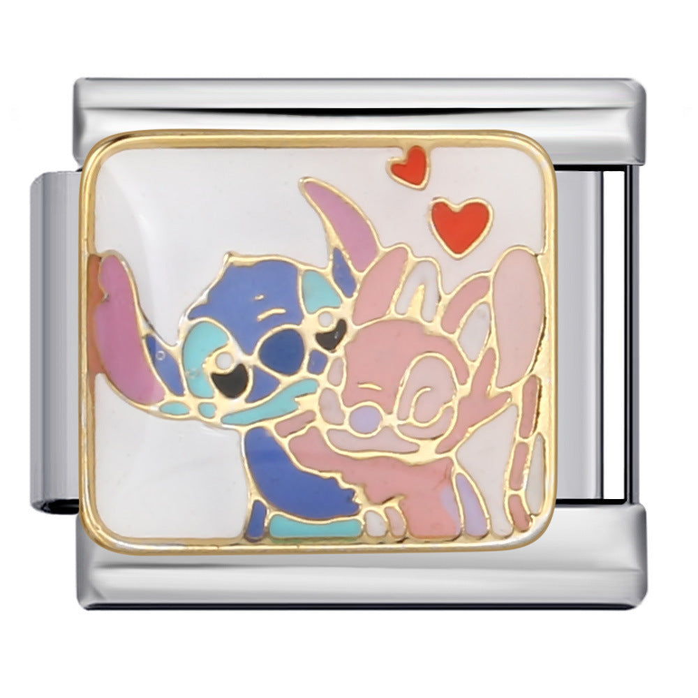 Charm Para Brazalete Italiano Stitch & Ángela De Lilo & Stitch De Disney®