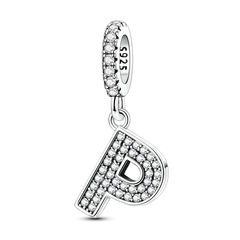 Charm Colgante Con Letra Del Alfabeto A-Z