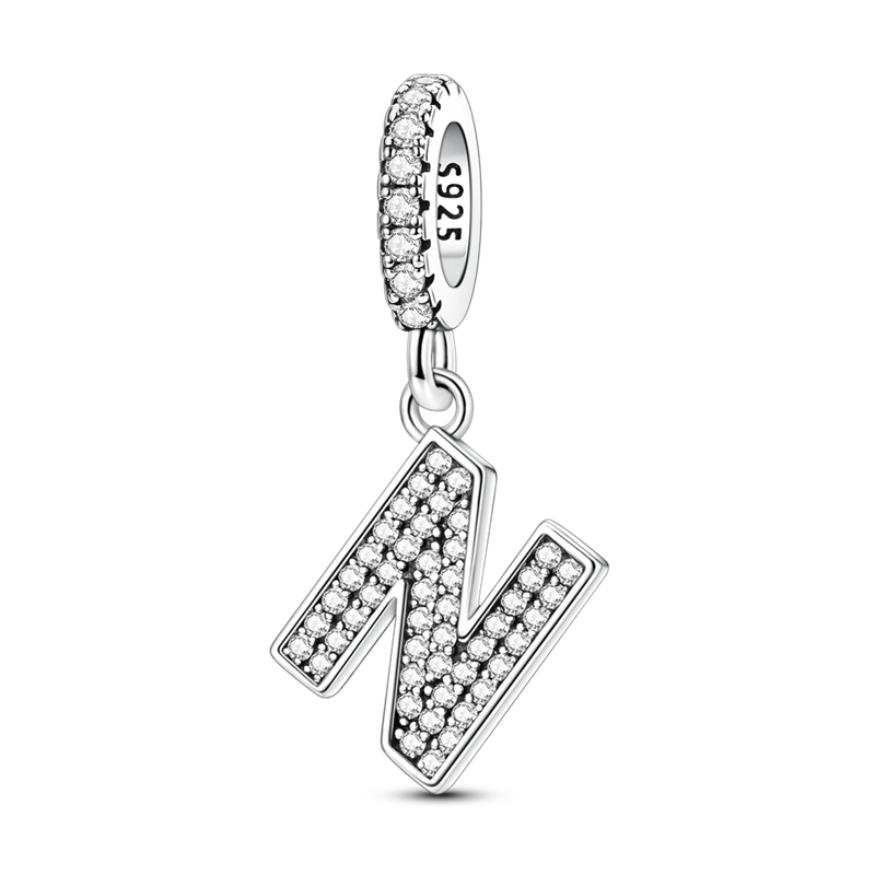 Charm Colgante Con Letra Del Alfabeto A-Z