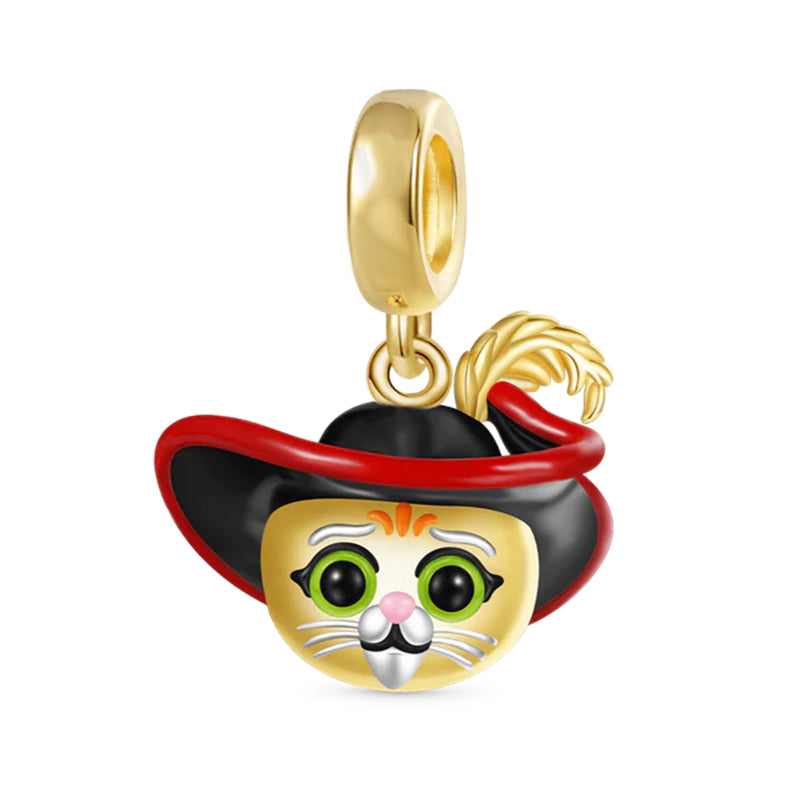 Charm Colgante Gato Con Botas De Shrek