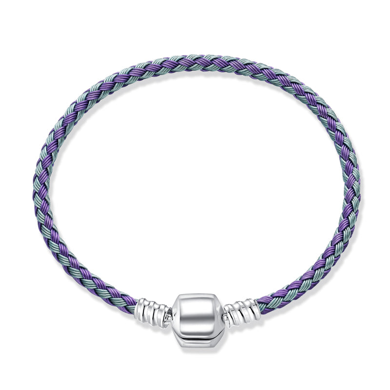 Brazalete De Acero Con Broche De Barril