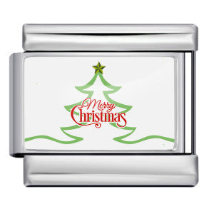 Charm Para Brazalete Italiano Merry Christmas 🎄
