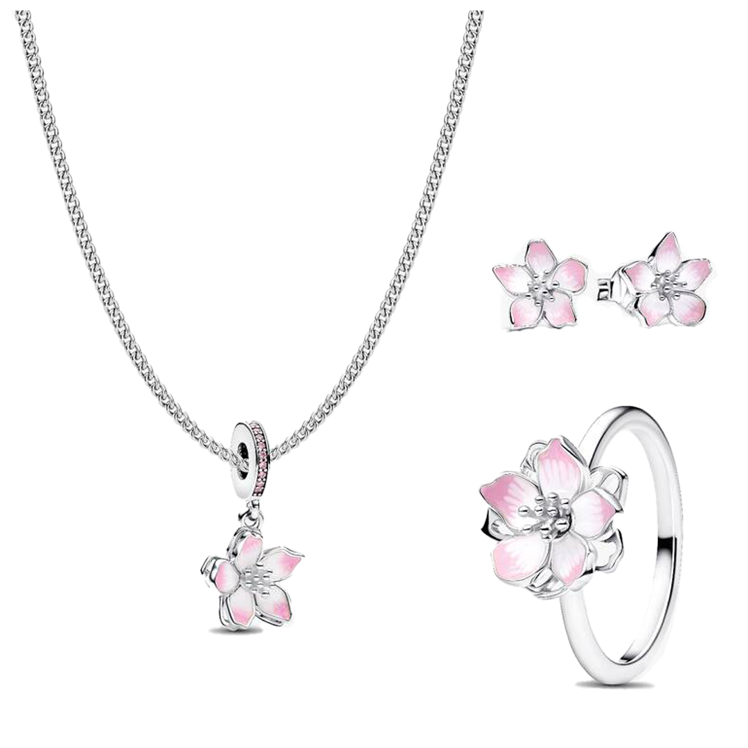 Fan Set Flor De Cerezo